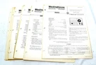 Westinghouse Service Manuals For Table Top Radio's (20) Original 8AA. Fixed Price $14.95.