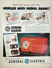 General Electric Clock Radios Vintage 1951 Model 517 Worlds Most Useful. Fixed Price $12.59.