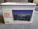 Vintage Electro Brand Cassette Player Mini Boom Box Alarm Clock Detachable 4907K. Fixed Price $39.99.