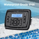 Marine Radio Bluetooth Am Fm Waterproof Boat Stereo System Head Unit Atv Utv Car. Fixed Price $84.99.