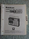 Sankyo STR-250 Service Manual Original Repair Book Stereo Cassette Tape. Fixed Price $29.28.