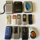 For Parts/not Working: Lot Vintage Sony Walkman Portable Radio & Voice Recorders. Fixed Price $48.95.