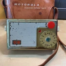Motorola Transistor Radio, Leather Case With Strap Working Condition. Fixed Price $399.99.