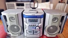 Sharp CD-BA300 Mini Component Stereo System 3-CD Player Cassette Tape Am/fm. Fixed Price $379.99.