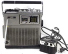 Vintage Jvc Radio Protable Tv Model 3050 W/ Power Adapter Screen Comes On Static. Fixed Price $85.00.