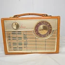 Vintage P-776B Seven Transistor Am Radio Leather Case Works Light Excellent. Fixed Price $59.99.