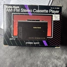 Vintage Radio Shack 14-1087 Realistic Stereo Mate SCP-47 Cassette Player. Fixed Price $37.99.