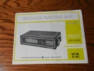Realistic 12-1517 Am Clock Radio Owners Manual. Fixed Price $12.00.