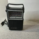 Vintage General Electric Am/fm Two Way Power Radio 7-2808B Works Black Gvc 1981. Fixed Price $15.00.