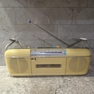 Vtg 80S Yellow Sharp QT-50 (y) Am/pm Stereo Radio Cassette, Stranger Things. Fixed Price $315.00.