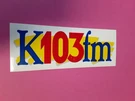 Vintage K103FM Portland, Bumper Sticker Radio Station 6.5". Fixed Price $7.00.