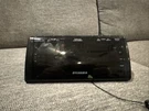 Sylvania Am/fm & Alarm Clock Radio Model #SCR1206B-PL Tested Unfaded Black. Fixed Price $14.99.