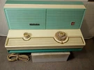 Rare Tube Sylvania Radio Model 5T12 Turquoise Am Working 1960'S Mid Century. Fixed Price $279.99.