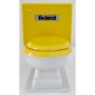 Vintage *new* 1970'S Federal Solid State Mini John Am Toilet Radio Yellow. Fixed Price $38.40.