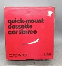 1 Nos Craig T200 - Cassette Stereo Matrix Fm/mpx Radio Box Japan. Fixed Price $199.00.