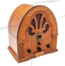 Modern Tombstone Wood Case Radio Cassette Norman Rockwell BD-117 Working. Fixed Price $30.00.