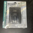 New Sharp JC-180 (gy)-b Am Fm Stereo Cassette Tape Player-belt Clip No Headphone. Fixed Price $29.99.