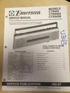 Emerson Service Manual For The Ctr 945A 945B Cassette Radio Boombox Mp. Fixed Price $9.98.