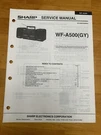 Sharp WF-A500 Boombox Stereo Tape Deck X-bass Service Manual Vintage Oem Diagram. Fixed Price $24.99.