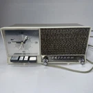 Vintage General Electric Clock Radio Alarm Model No. C446A. Fixed Price $39.99.