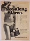 1970S Sony MR-9300WA Portable Stereo Beach Bikini Magazine Advertisement. Fixed Price $14.99.