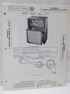 Vintage Sams Photofact Folder Radio Parts Manual Motorola Models 8FM21B. Fixed Price $14.95.