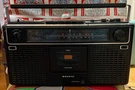 Vintage Sanyo M9902 Black Boombox Am/fm Radio Cassette Player W/ Cord Works. Fixed Price $74.99.
