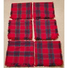 Christmas Tartan Plaid Table Placemats Red Green 18 In Square Set Of 6 Kmart. Fixed Price $19.76.