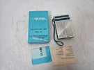 Ross 1063 Transistor Radio Blue And White Original Box. Fixed Price $15.00.