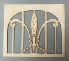 Reproduction Wood Grille For 1936 Zenith Models 6S27 & 6V27 Tube Tombstone Radio. Fixed Price $80.00.