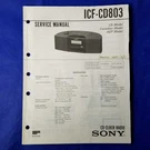 Sony ICF-CD803 Service Manual Original Paper Oem Repair Guide Usa. Fixed Price $19.96.
