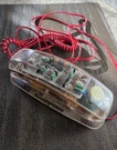 Vintage Radioshack Clear Transparent Landline Retro Phone - Not Working. Fixed Price $50.00.