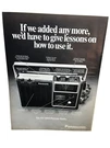 1973 Panasonic RF-1060 Portable Radio Am Fm Vintage Print. Fixed Price $5.96.