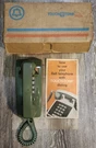 Vtg '73 Bell Systems Western Electric Green Moss Wall Touch Tone Telephone W/box. Fixed Price $115.00.