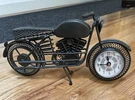 Vintage Harley Davidson Style Motorcycle Timex Clock 1 Lb 5 Oz Takes E90 Battery. Fixed Price $9.50.