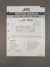 Jvc Model RC-W40J Stereo Radio Cassette Recorder Service Manual D-1982. Fixed Price $29.95.