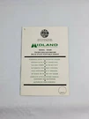 Midland International Model 10-544 Solid State Portable Radio Operation Manual. Fixed Price $10.99.