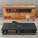 Vintage Randix RC-1100 Am/fm Digital Clock Radio With Kitchen Timer. Fixed Price $78.85.