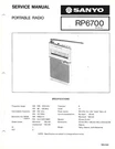 Sanyo RP6700 Am/fm Radio Repair Service Manual. Fixed Price $9.99.