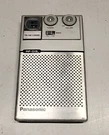 Vintage Panasonic RF-015 Fm/am Pocket Radio Works Mr Thin 1/2" X 3" 5". Fixed Price $60.00.