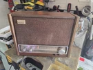 Sony ICF-9640W Am/fm Radio Tested Working Decent Condition Wood Grain. Fixed Price $39.99.