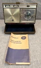 Vintage Westinghouse H968PLA Travel Clock Transistor Radio & Manual C. 1965 P/r. Fixed Price $14.99.