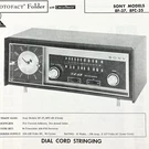 967 Sony Clock Radio 8F-37 8FC-35 Wire Schematic Service Manual Vintage Original. Fixed Price $9.99.