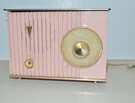 Vintage 1960 Philco Pink Am Radio F824-124 For Parts Repair. Fixed Price $89.99.