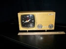 Electro Brand 4470 Clock Radio - Weak Works 6 Transistor Ac. Fixed Price $24.51.