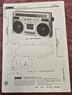 Sams Photofact 2270-3 Service Manual For Sanyo M9830K Portable Stereo. Fixed Price $26.90.