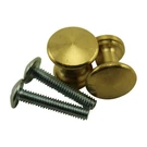 Solid Bright Brass Piano Desk Knobs With Machine Screws 5/8" Diameter - 1 Pair. Fixed Price $8.95.