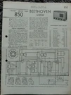 Beethoven U3038 Band Super Het Radio Service Manual. Fixed Price $10.90.