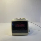 Vintage Philco Cube Am/fm Alarm Clock Radio White Retro Works Great #555K. Fixed Price $21.00.