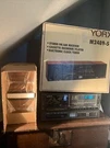 Vintage Alarm Clock Yorx M2489-5 Stereo Cassette Player. Fixed Price $140.00.